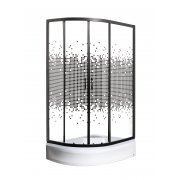 Душевой уголок МОНОМАХ -ДУ 90/70/180 МЗ BL L/R с поддоном Душевой уголок МОНОМАХ -ДУ 90/70/180 МЗ BL L/R с поддоном