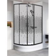 Душевой уголок МОНОМАХ ДУ  100/70/180 МЗ BL с поддоном