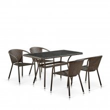 Комплект мебели Афина Мебель T286A/Y137C-W53 Brown