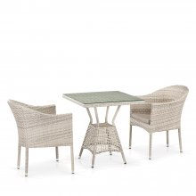 Комплект дачной мебели Афина Мебель T706/Y350-W85-70x70 2Pcs Latte