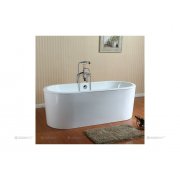 Чугунная ванна Sharking SW-1013B 170x75 (с белой декоративной панелью)