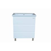 Тумба с раковиной Bellezza Асти 70 напольная белая