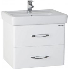 Тумба с раковиной Bellezza Джела 60 (2 ящика) подвесная белая