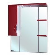 Зеркало-шкаф Bellezza Лагуна 85L красное с подсветкой
