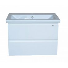 Тумба с раковиной Bellezza Асти 70 подвесная белая