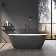 Акриловая ванна Black&White SB330 Grey 170х78