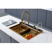 Мойка кухонная Cerutti SPA GLORIA Pro nano gold (золото)