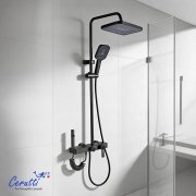 Душевая стойка Cerutti ALFIO цвет графит