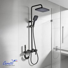 Душевая стойка Cerutti ALFIO цвет графит Душевая стойка Cerutti ALFIO цвет графит