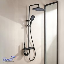 Душевая стойка Cerutti DECIO цвет графит Душевая стойка Cerutti DECIO цвет графит