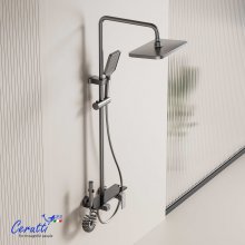 Душевая стойка Cerutti LIVIO цвет графит Душевая стойка Cerutti LIVIO цвет графит