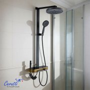 Душевая стойка Cerutti NEVIO цвет графит