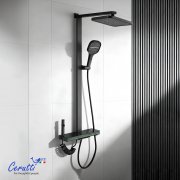 Душевая стойка Cerutti MAURO цвет графит