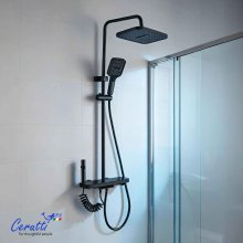 Душевая стойка Cerutti LORETO цвет графит Душевая стойка Cerutti LORETO цвет графит