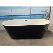Акриловая ванна Cerutti CHIKA Nero CT8559 170х80