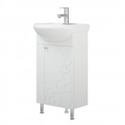 Тумба с раковиной Corozo Орфей 45 напольная белая