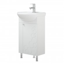 Тумба с раковиной Corozo Орфей 45 напольная белая Тумба с раковиной Corozo Орфей 45 напольная белая