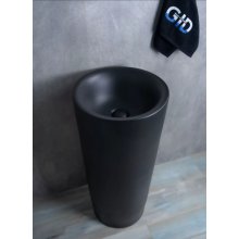 Раковина GID для ванной Nb130bg напольная, черная
