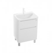 Тумба с раковиной Grossman АДЕЛЬ-60 см напольная белая