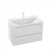 Тумба с раковиной Grossman АДЕЛЬ-80 см подвесная белая