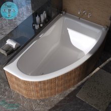 Ванна из литьевого мрамора Marmo Bagno Альба 170х110 L\R