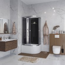 Душевая кабина Niagara E90/70/40L/TN/BK