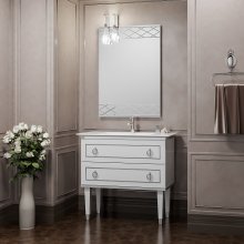 Мебель для ванной Smile Порто 100 белый/хром
