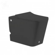 Унитаз SantiLine SL-5033MB напольный приставной, импульсный