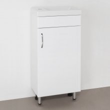 Тумба с раковиной Style Line Эко Стандарт №1 40 напольная белая