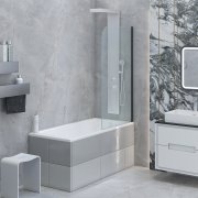 Ванна из литьевого мрамора Taliente Egoista EG2315070-1 150х70 пристенная прямоугольная