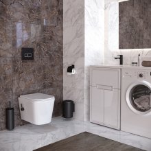 Унитаз Taliente Correto CR25200+SMnero подвесной