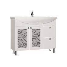 Тумба с раковиной Vigo Provans 105 напольная белая Тумба с раковиной Vigo Provans 105 напольная белая