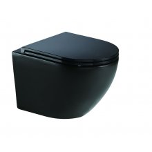 Унитаз WeltWasser WW MERZBACH 041 XL MT-BL подвесной, черный матовый