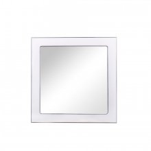 Зеркало Аква Родос Беатриче 80 белое, патина золото/хром